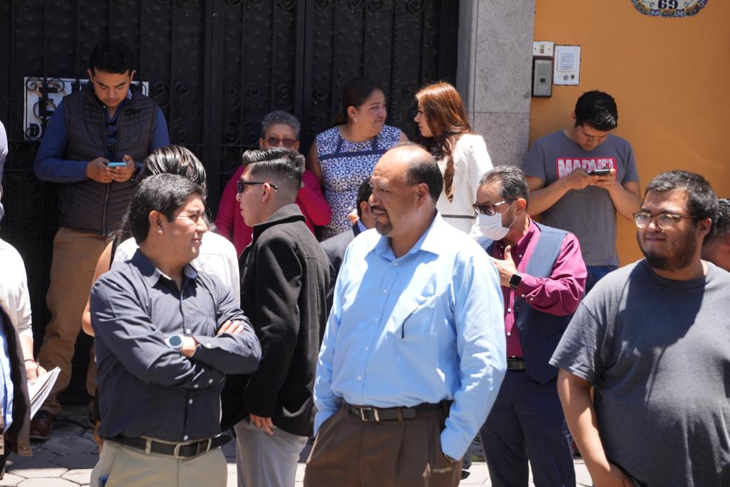 El Congreso del Estado de Tlaxcala fortalece la seguridad mediante simulacro de evacuación